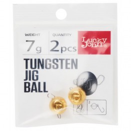 Чебурашка вольфрамовая разборная Lucky John Tungsten Jig Ball G  (1-7 г)